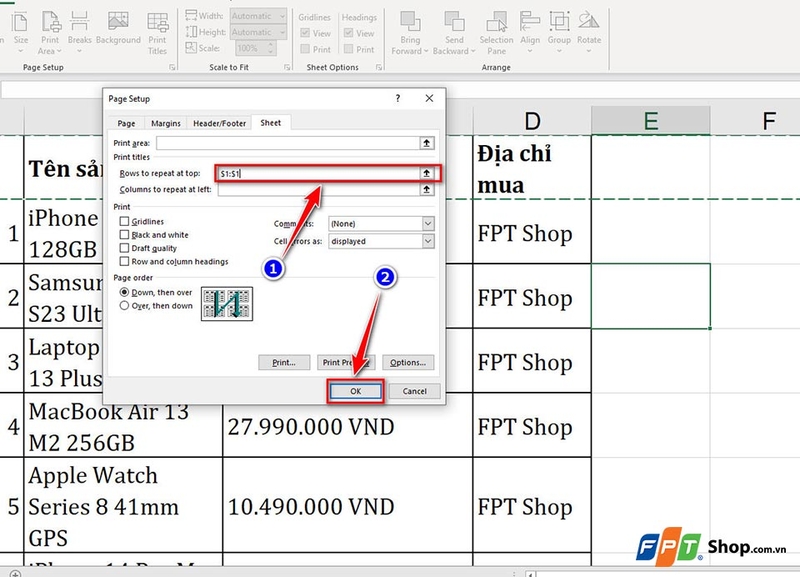 Cách giữ hàng cố định trong Excel - Ảnh 03