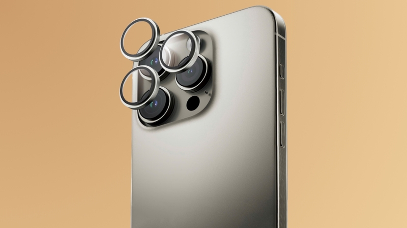 Bộ kính cường lực bảo vệ camera iPhone 16