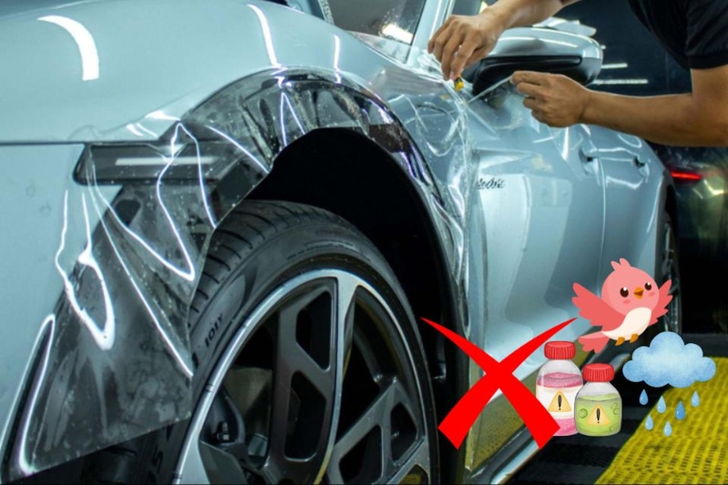 Ưu điểm khi dán PPF - Ngăn ngừa tác động từ hóa chất và môi trường