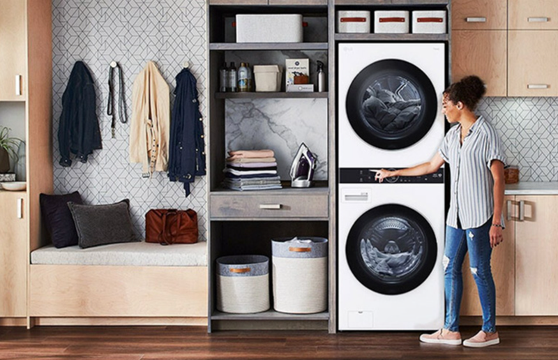 C&oacute; n&ecirc;n đặt trực tiếp m&aacute;y sấy l&ecirc;n m&aacute;y giặt ảnh 9