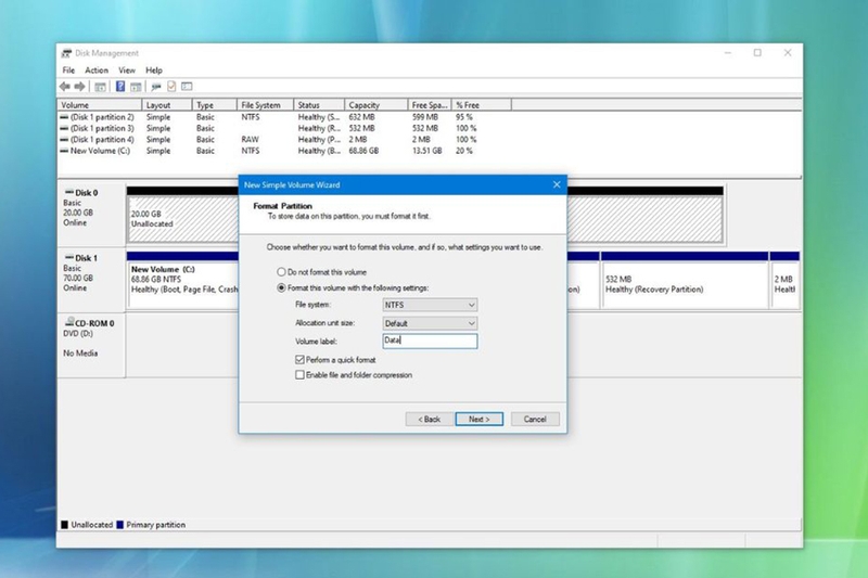 Những bước cần chuẩn bị trước khi format ổ C