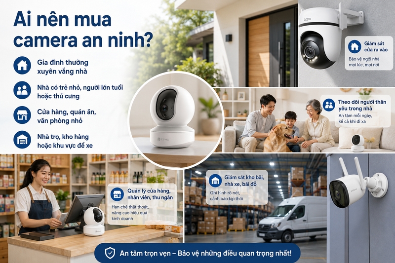 Ai nên mua camera an ninh