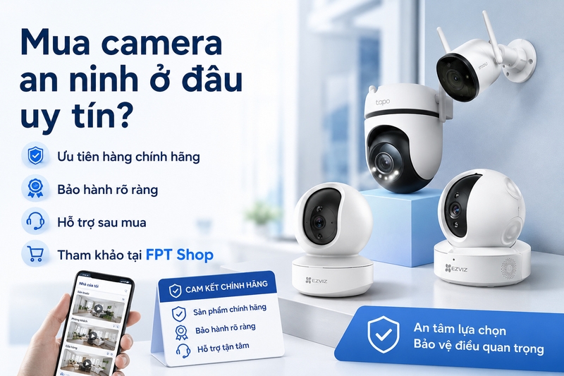 Mua camera an ninh ở đâu uy tín