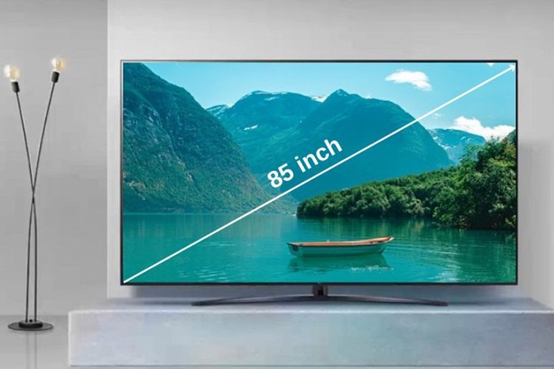 Màn hình 85 inch phù hợp với nhu cầu xem phim, thể thao và nội dung có khung hình rộng