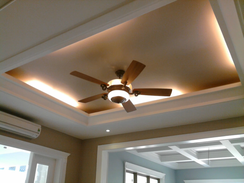 C&oacute; n&ecirc;n sử dụng quạt trần c&oacute; đ&egrave;n ch&ugrave;m trang tr&iacute; ảnh 1