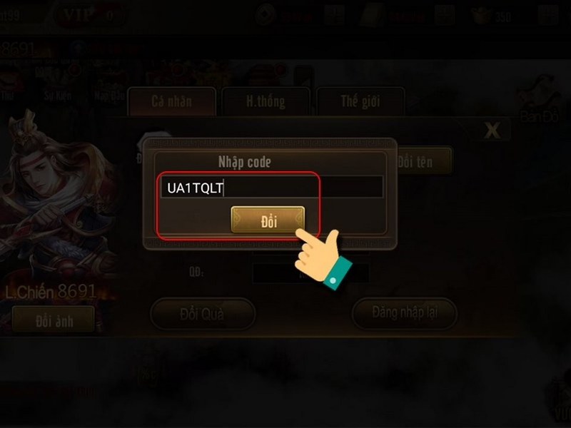 Nhập code game đổi thưởng hiệu quả