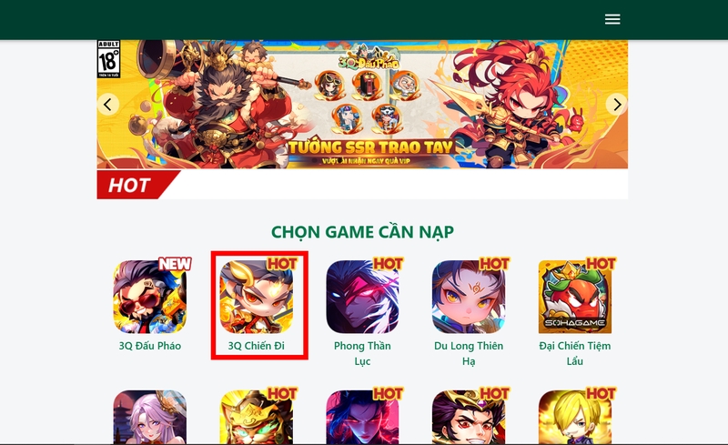 Code 3Q Chiến Đi hình 2