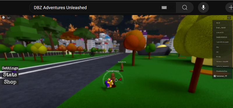 DBZ Adventures Unleashed có đồ họa sống động