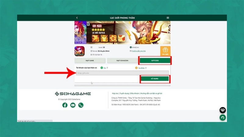 code Phong Thần Lục hình 3