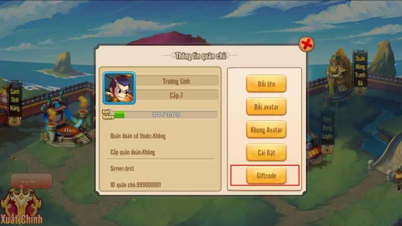 code Tiểu Tam Quốc hình 3