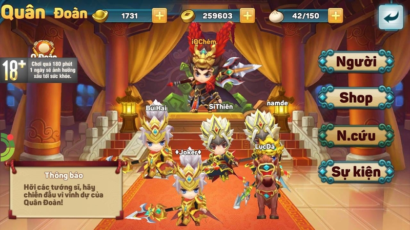 code Tiểu Tam Quốc hình 7