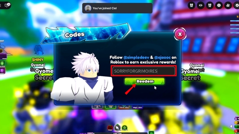 Nhập mã code Anime Astral Simulator