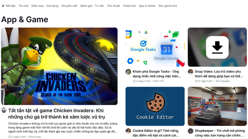 Theo dõi các mục tin tức về game của FPT Shop