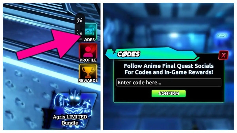 code Anime Final Quest 3