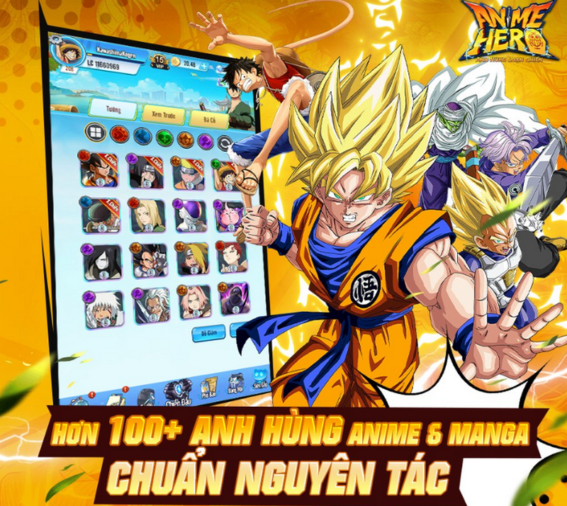 Giới thiệu game Anime Hero: Anh Hùng Loạn Chiến