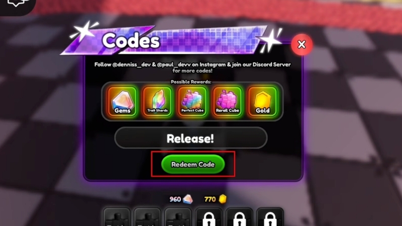Redeem Code