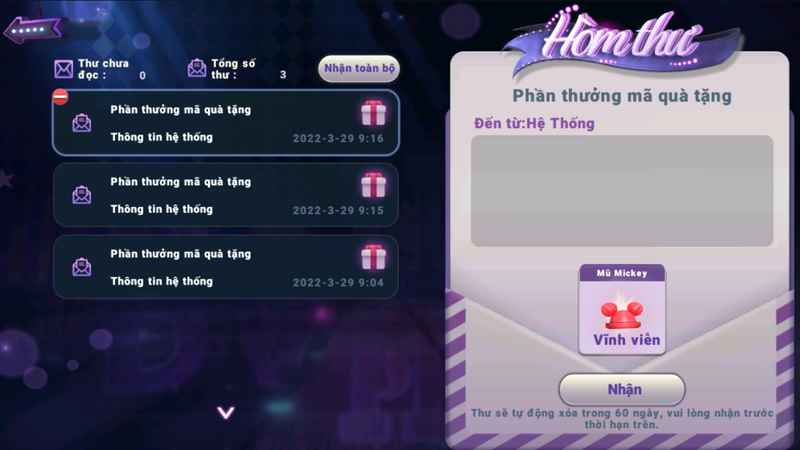Tại sao nhập code nhưng không nhận được quà?
