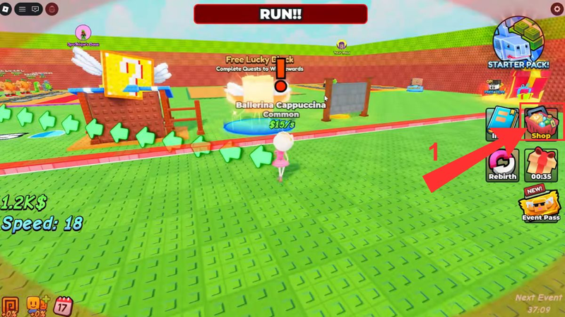 Code Be a Lucky Block 3