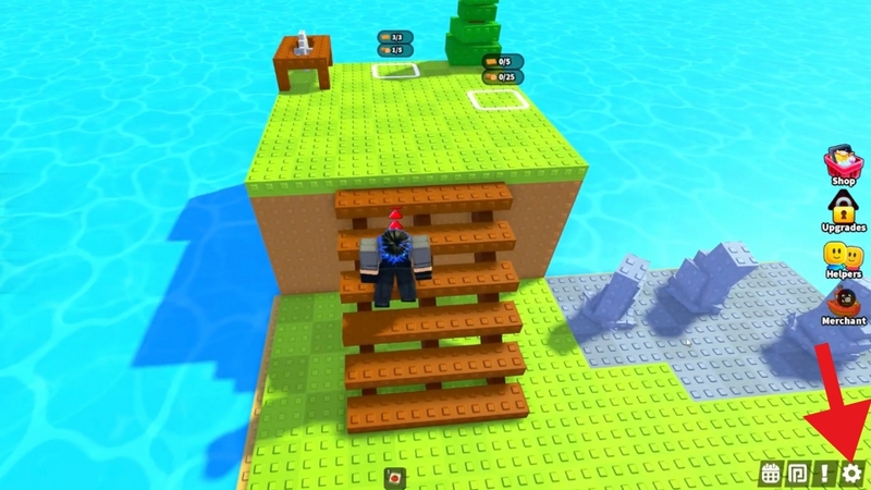 Chọn biểu tượng Cài đặt