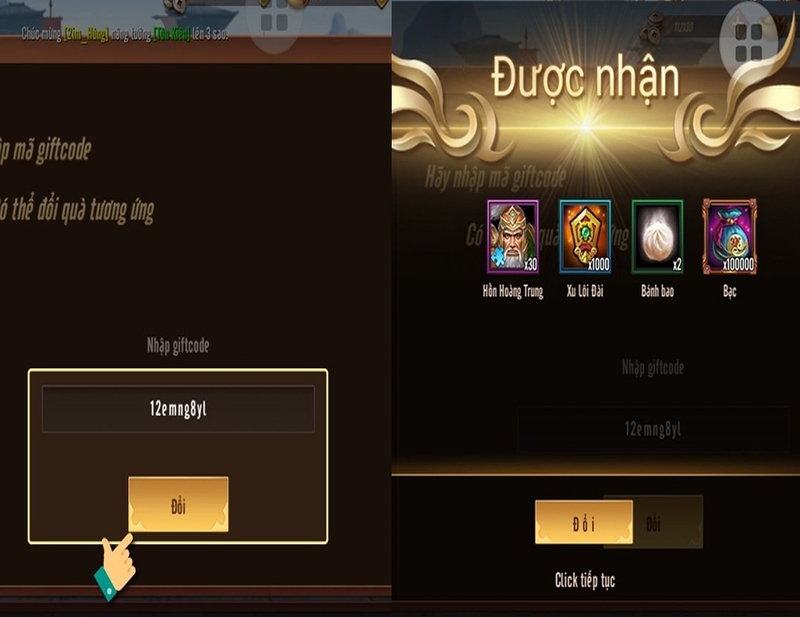 code Chân Mệnh Tam Quốc hình 4