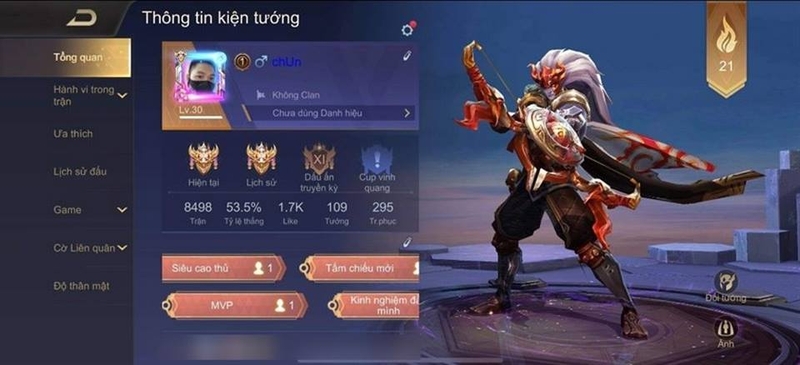 Gợi ý bảng code màu Liên Quân độc đáo