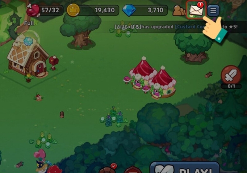 Nhận được thông báo xác nhận sau khi nhập mã