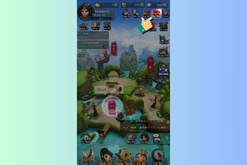Hướng dẫn nhập code Đại Tông Sư Mobile