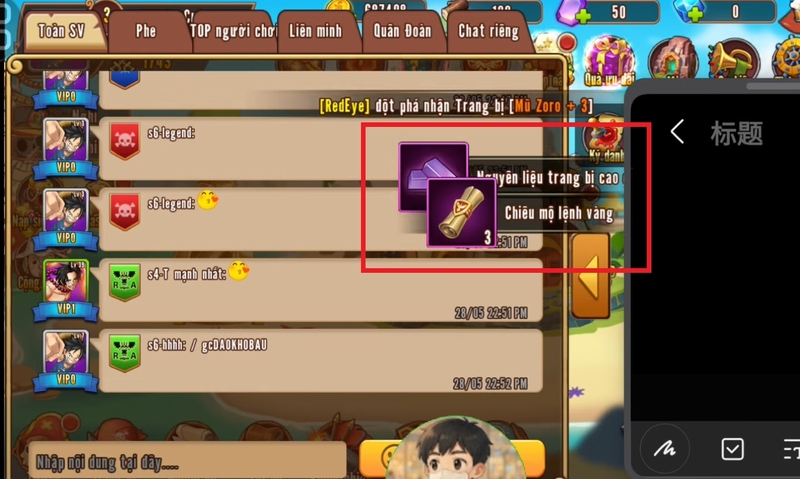 code Đảo Kho Báu Origin hình 7