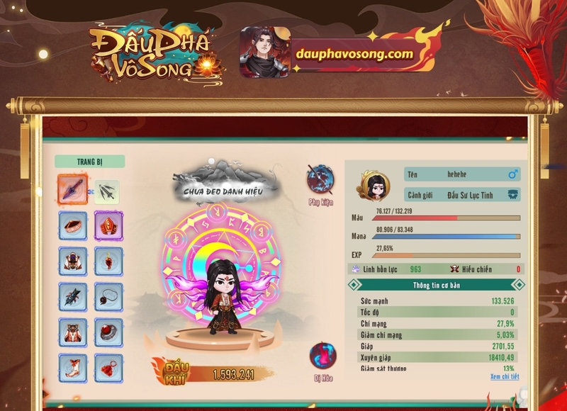 code Đấu Phá Vô Song 3