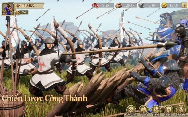 Hình ảnh tái hiện các trận chiến sống động