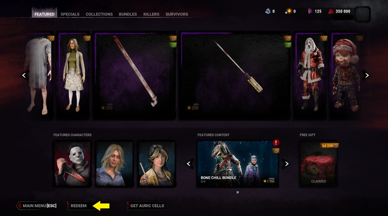 Code Dead by Daylight 3