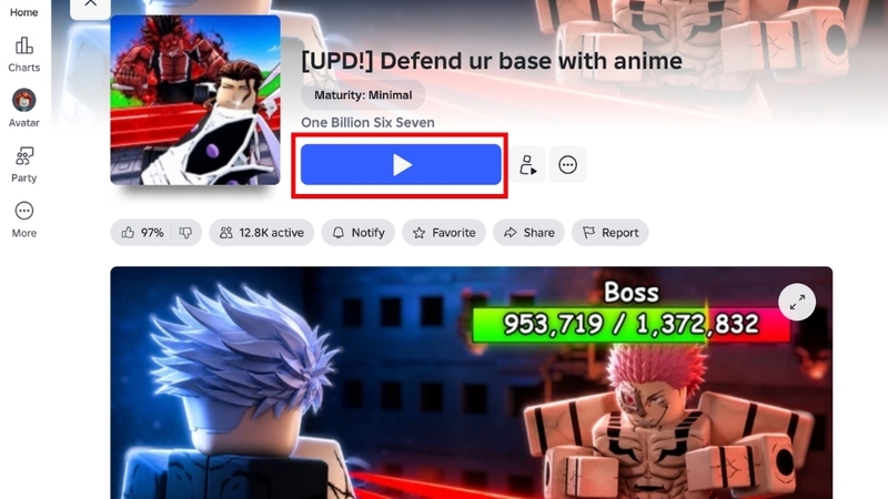 truy cập vào game Defend Ur Base With Anime