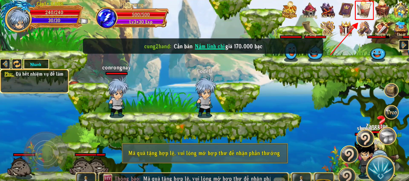 code Dũng Sĩ Rồng Online hình 3