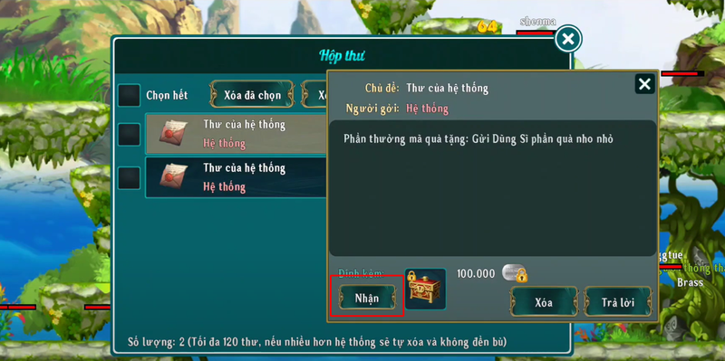 code Dũng Sĩ Rồng Online hình 5