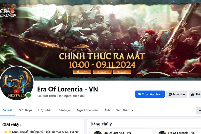 Cách nhận thêm mã code Era of Lorencia miễn phí