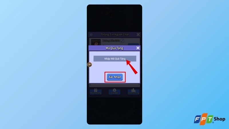 Nhập mã code game Thế Giới Nước Sinh Tồn
