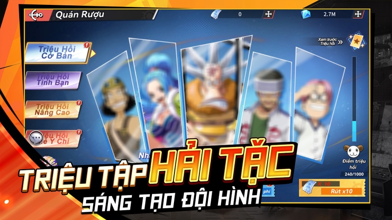 code hải tặc vô song 3