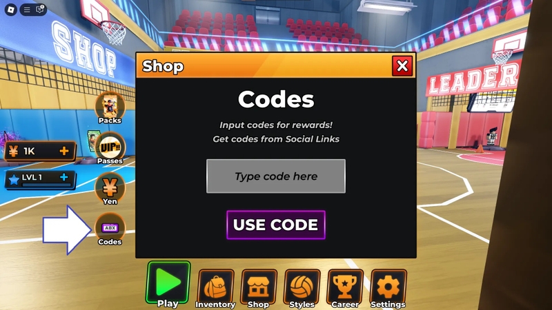 code haikyuu legends 3