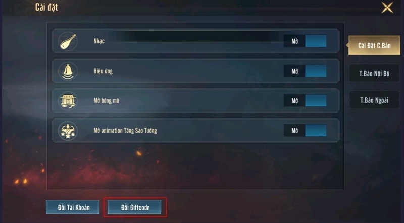 code Hào Khí Tam Quốc 2