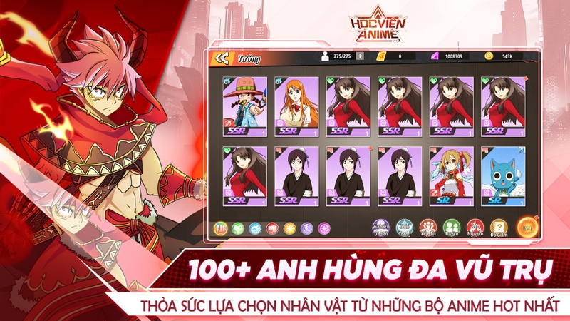 Code Học Viện Anime Legend 3