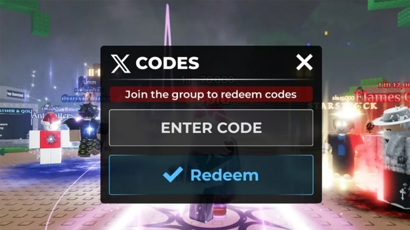 Một số code yêu cầu điều kiện nhất định
