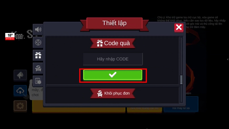 code Kỵ Sĩ Nguyên Khí hình 2