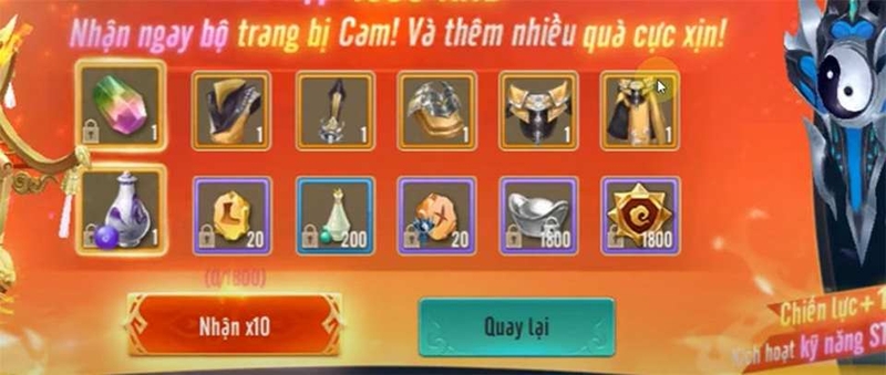 Mã code Luận Kiếm Cửu Châu Mobile đổi quà