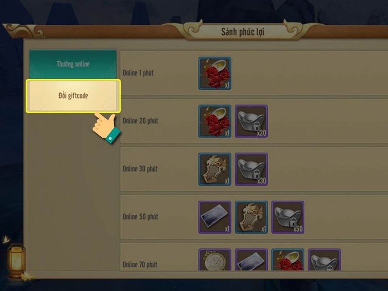 Cập nhật chính xác về mã code game