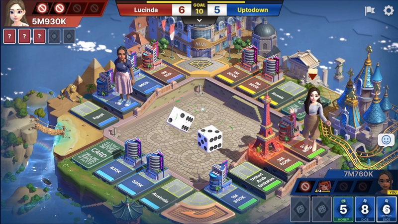 Giao diện chính của game Meta World: My City