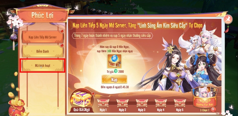 Code Mộng Kiếm Tiêu Dao hình 2