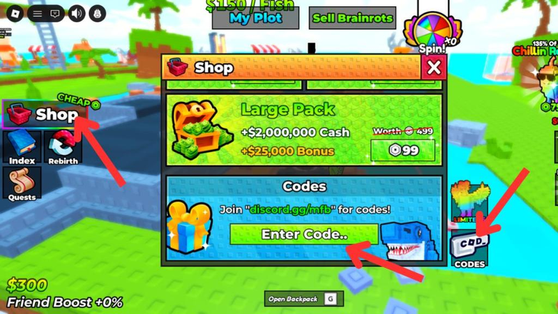 Code My Fishing Brainrots 6