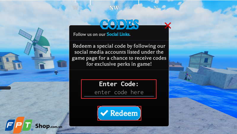 Hướng dẫn nhập code Pirates Legacy 3