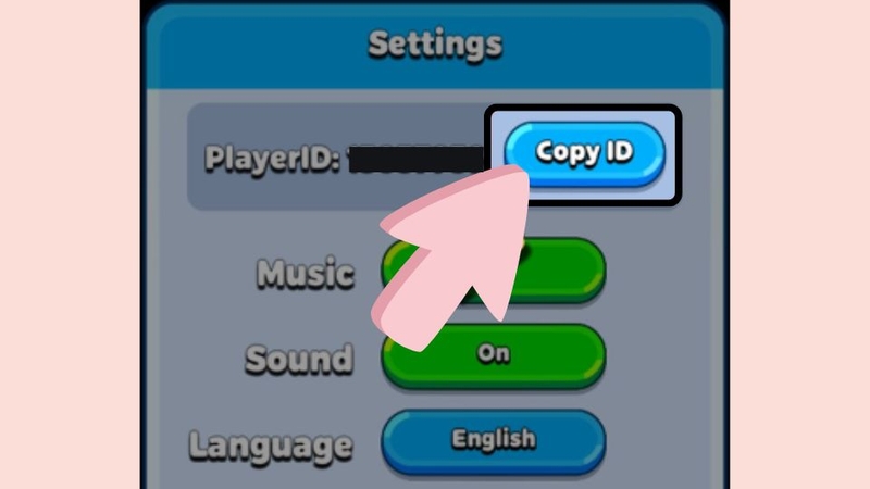 Nhấn vào Copy ID để sao chép ID của nhân vật