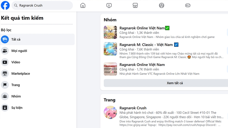 Có khá nhiều group Facebook tập hợp người yêu game